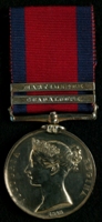 Owen Ward : Military General Service Medal with clasps 'Guadaloupe', 'Martinique'